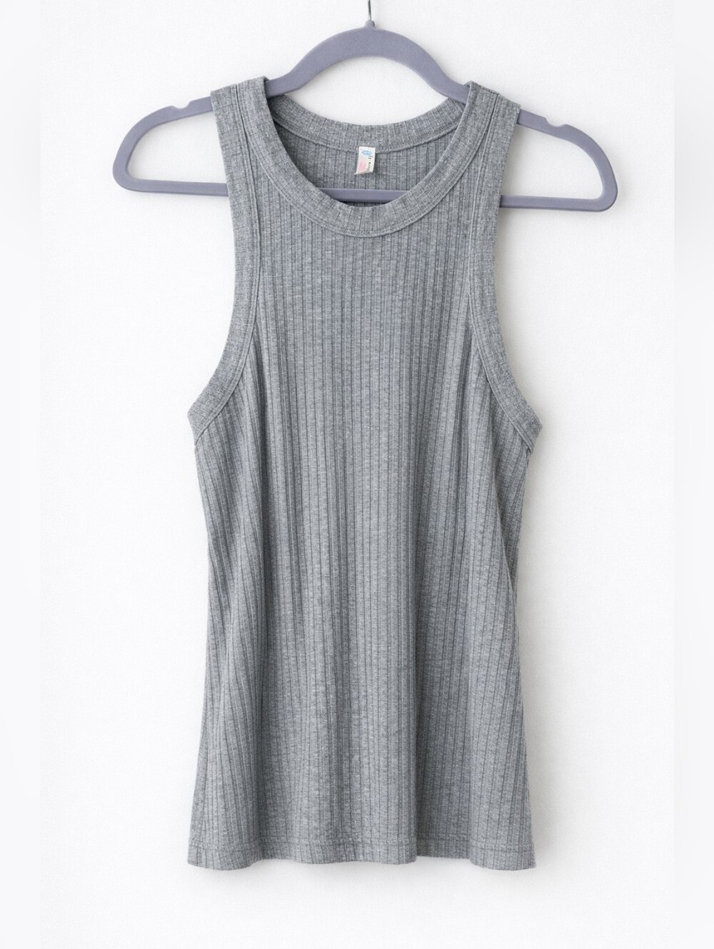 Free People Movement Blissed Out Ribbed Sleeveless Tank Top - Gray Size M
